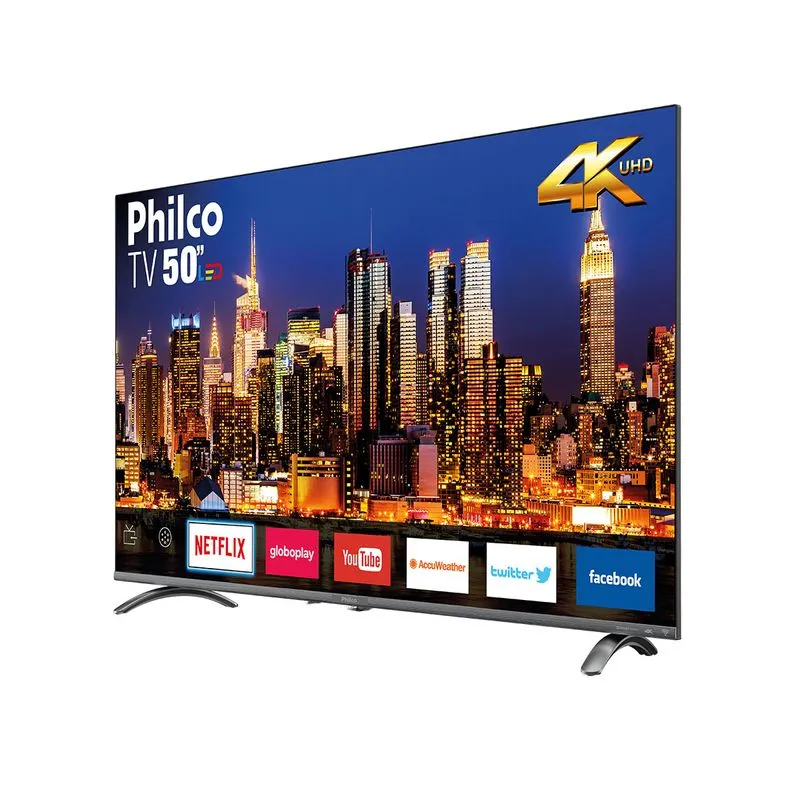 Smart TV Philco 50” PTV50Q20SNBL 4K LED