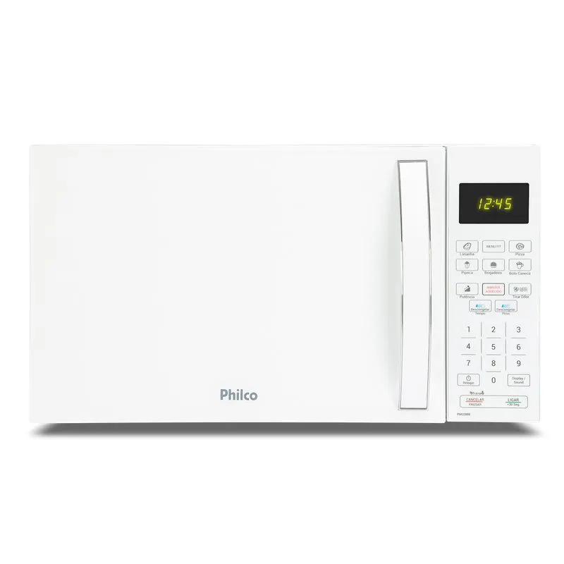 Micro-ondas 28L Philco Multifunções Branco 1400W PMO27BB