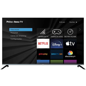 Smart Tv 58” Philco 4K PTV58G70R2CSGBL Roku Tv Led Dolby Audio