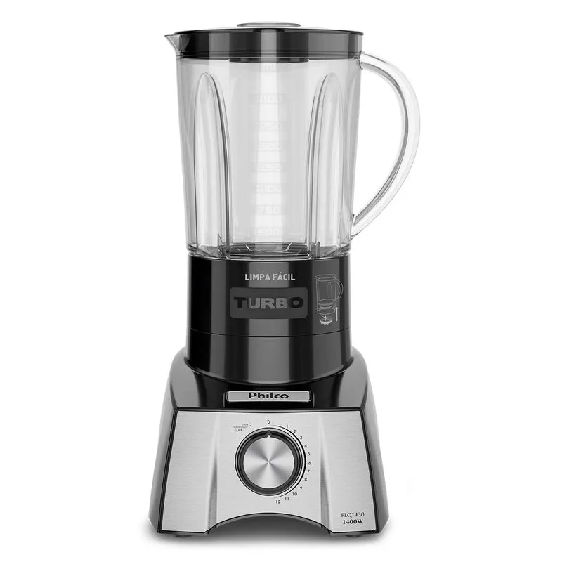 Liquidificador Philco PLQ1430P Limpa Fácil Pro Maxx 6 1400W