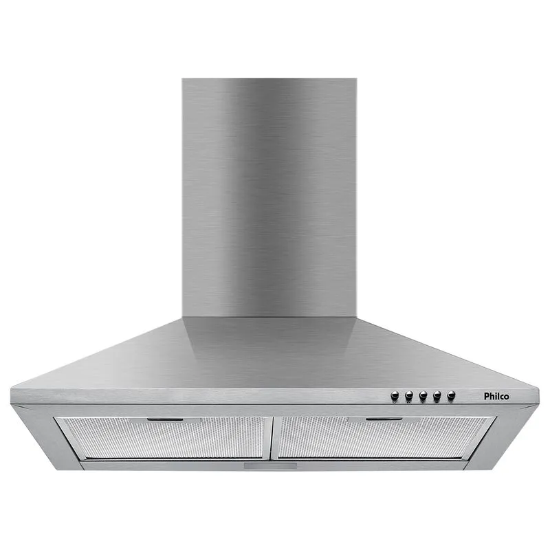 Coifa Pirâmide Philco 60cm Inox Depurador e Exaustor PCO62I